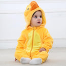 Costum de rață pentru bebeluși