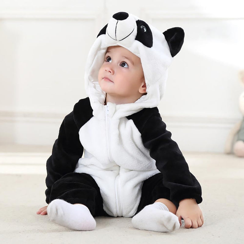 Costum de panda pentru bebeluși