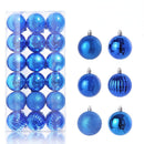 Set de bile de Crăciun colorate pentru pomul de Crăciun - mai multe culori