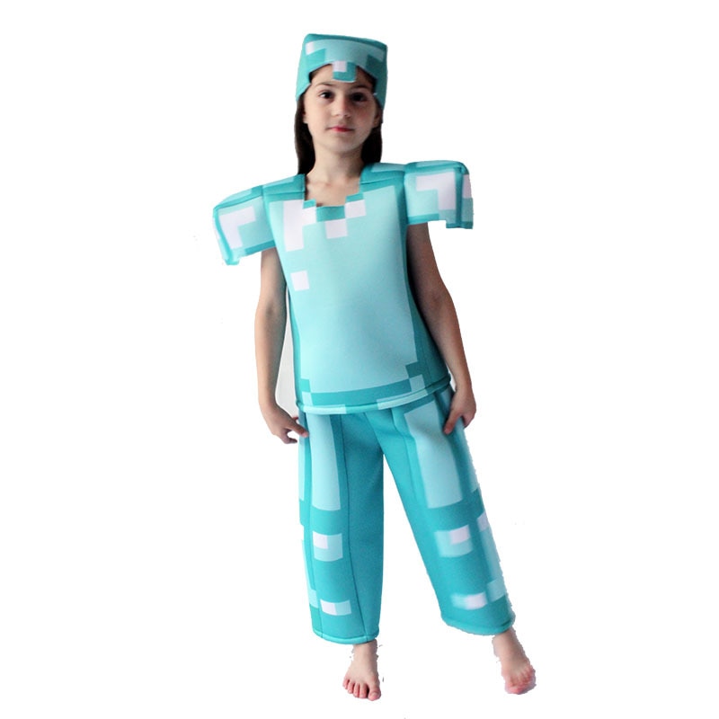 Costum pentru copii Minecraft - armura de diamant