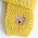 Eșarfă pentru copii cu ursuleț de pluș - mai multe variante