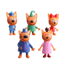 Figurine Trei pisicuțe - 5 buc