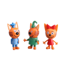 Figurine Trei pisicuțe - 5 buc