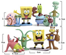 Figurine Spongebob - 8 buc