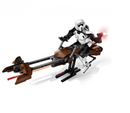 Figurină Star Wars - Scout trooper cu vehicul - 42,5 cm