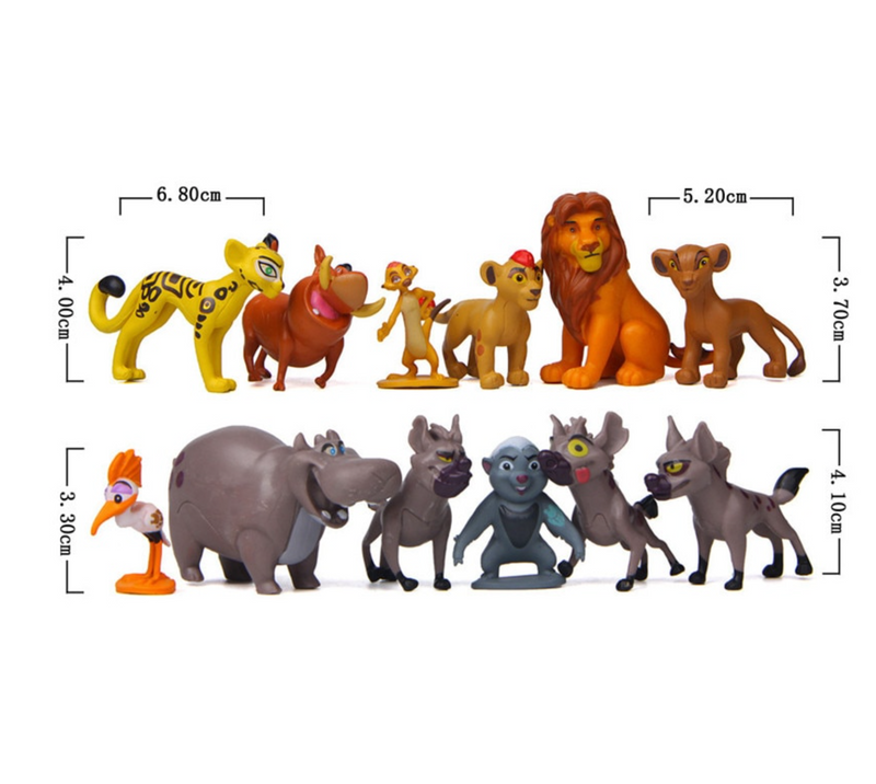 Figurine Regele Leu - 12 buc