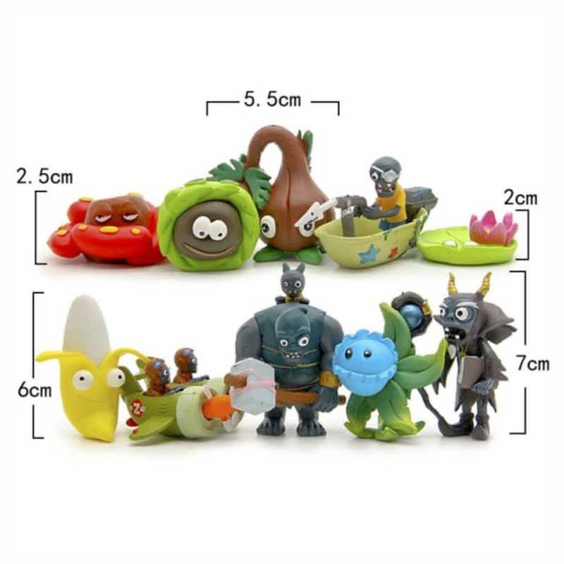 Figurine Plants vs Zombies - 10 buc