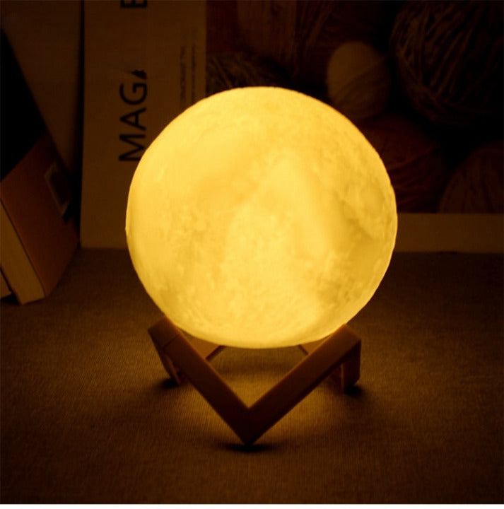 Lampă cu lună - mai multe culori