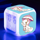 Fata de LED pisica LED ceas de alarmă - mai multe variante