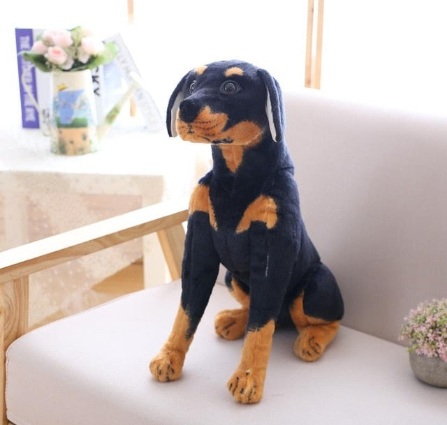 Plush câine - Dobermann