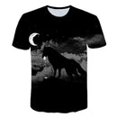 Tricou pentru copii cu lup - mai multe variante