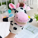 Marionetă de pluș pentru mână - vacă