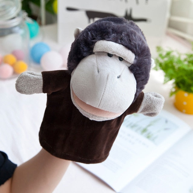 Marionetă de pluș pentru mână - maimuță - mai multe variante