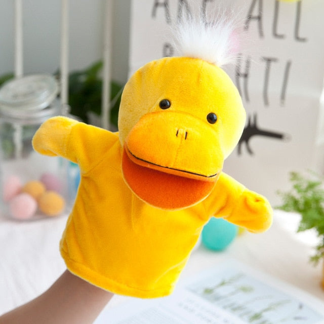 Marionetă de pluș pentru mână - rață