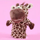 Marionetă de pluș pentru mână - girafă