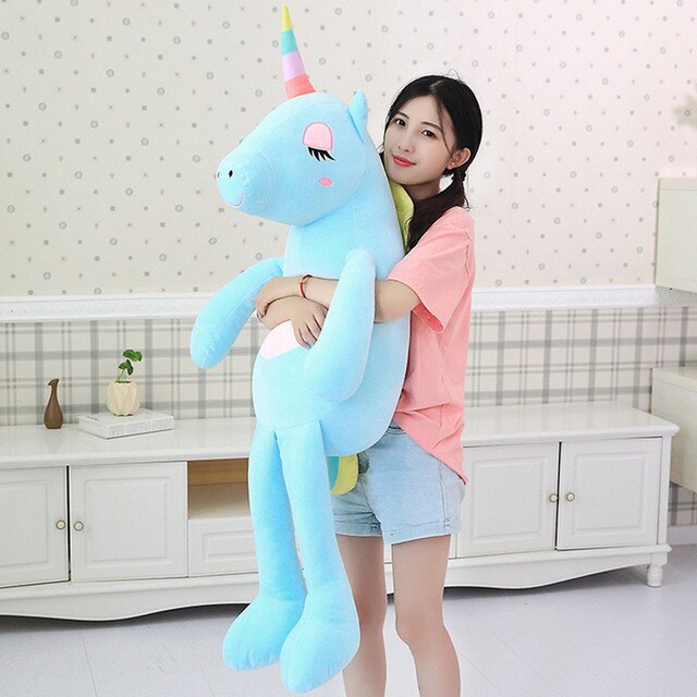Plush unicorn albastru - mai multe mărimi