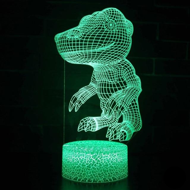 Lampă cu iluzie 3D - Monstru Agumon