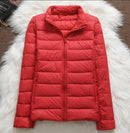 Jachetă de iarnă pentru femei fără glugă - mai multe culori