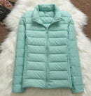 Jachetă de iarnă pentru femei fără glugă - mai multe culori