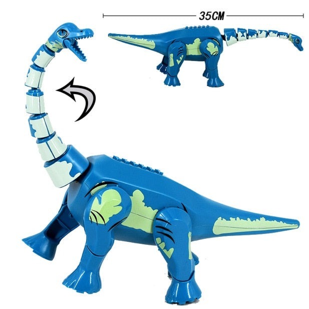 Figurină Jurassic World dinozaur Brontosaurus pentru Lego - 35 cm