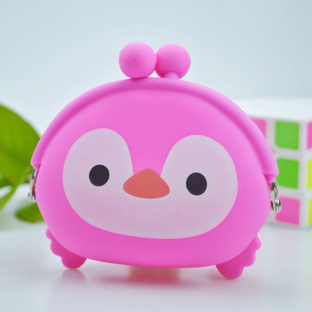 Geantă de mână pentru copii - Pink Penguin