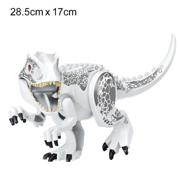 Figurină Jurassic World dinozaur Indominus Rex pentru Lego - 29 cm