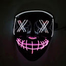 Mască cu LED-uri - mai multe variante