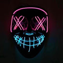 Mască cu LED-uri - mai multe variante