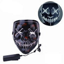 Mască cu LED-uri - mai multe variante