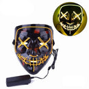 Mască cu LED-uri - mai multe variante