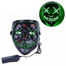 Mască cu LED-uri - mai multe variante