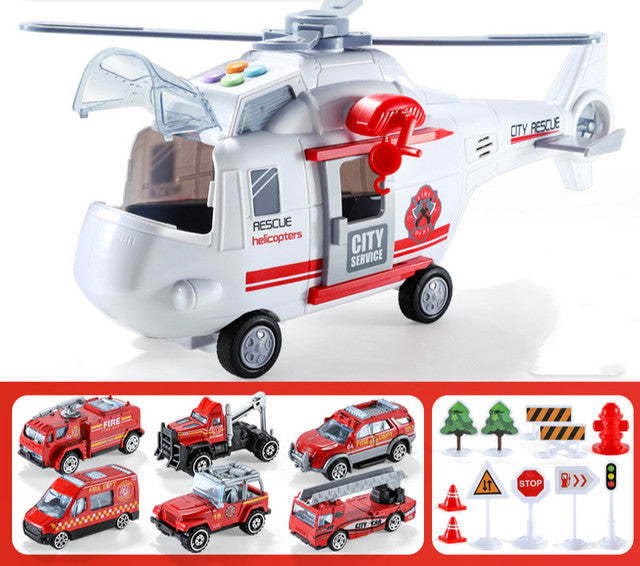 Elicopter cu mașini - mai multe variante