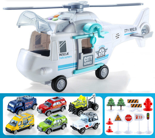 Elicopter cu mașini - mai multe variante