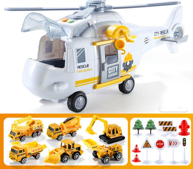 Elicopter cu mașini - mai multe variante