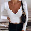 Pulover cu guler crewneck pentru femei - mai multe culori