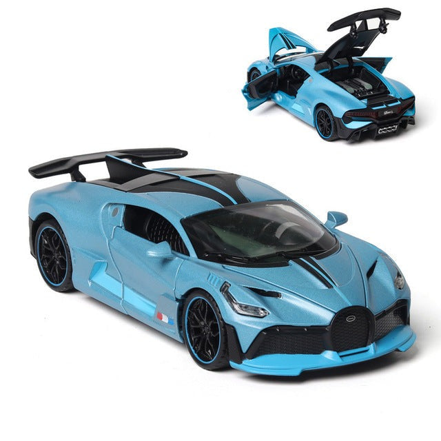 Bugatti Veyron Divo albastru