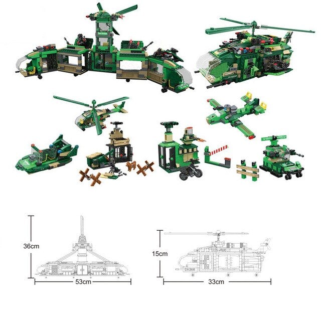 Set de construcție bază militară