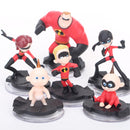 Figurine The Incredibles - 6 buc