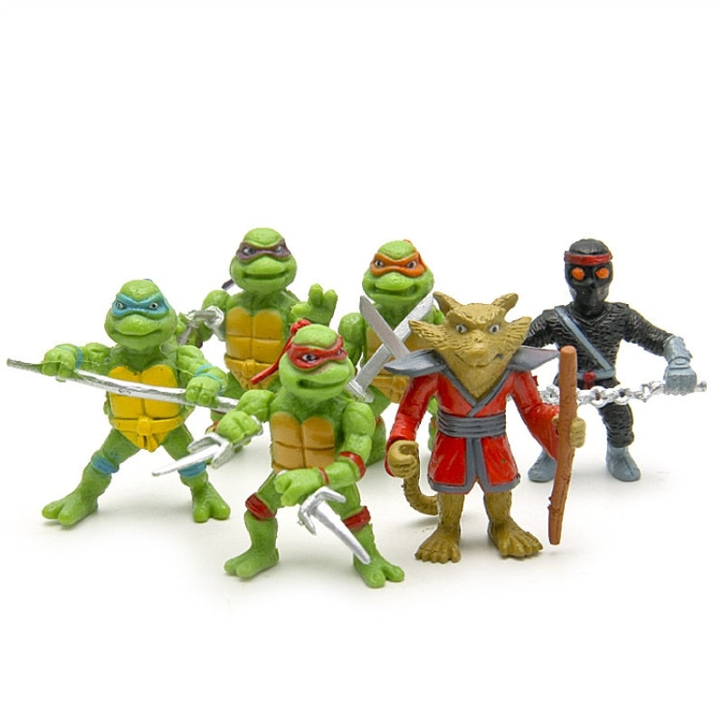 Figurine Țestoasele Ninja - 6 buc