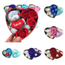 Ursuleț de pluș în set de Ziua Îndrăgostiților