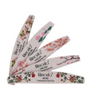 Fișă de unghii cu motiv floral - mai multe variante