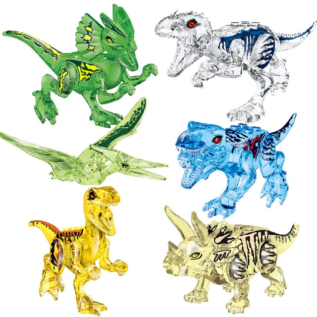 Figurine dinozauri Jurassic World pentru Lego - 6 buc