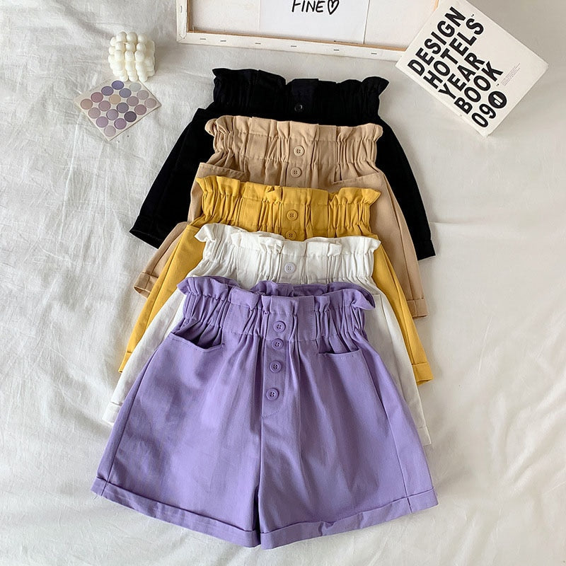Pantaloni scurți eleganți de vară pentru femei - mai multe culori