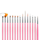 Set de pensule pentru unghii cu gel și acrilice - mai multe variante