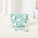 Pălărie de paie și poșetă pentru copii - mai multe variante