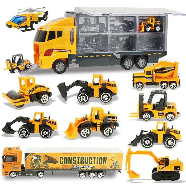 Set de mașini de construcție - mai multe variante