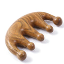 Instrumentul de masaj cu pieptene de abanos natural