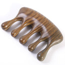 Instrumentul de masaj cu pieptene de abanos natural