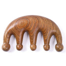 Instrumentul de masaj cu pieptene de abanos natural