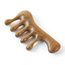 Instrumentul de masaj cu pieptene de abanos natural